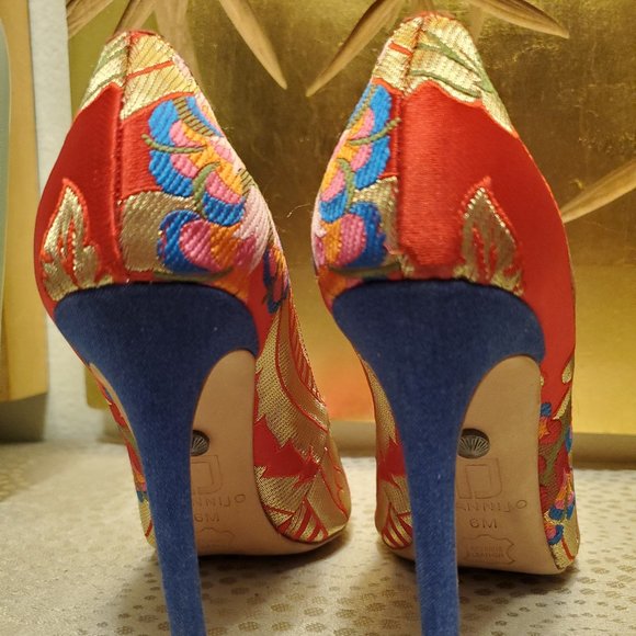 DANNIJO Tavin Tapestry High Heel Pumps - Picture 3 of 8